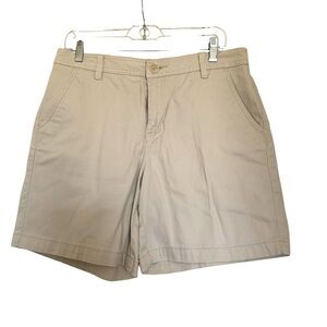 Liz Claiborne Khaki Stretchy Shorts